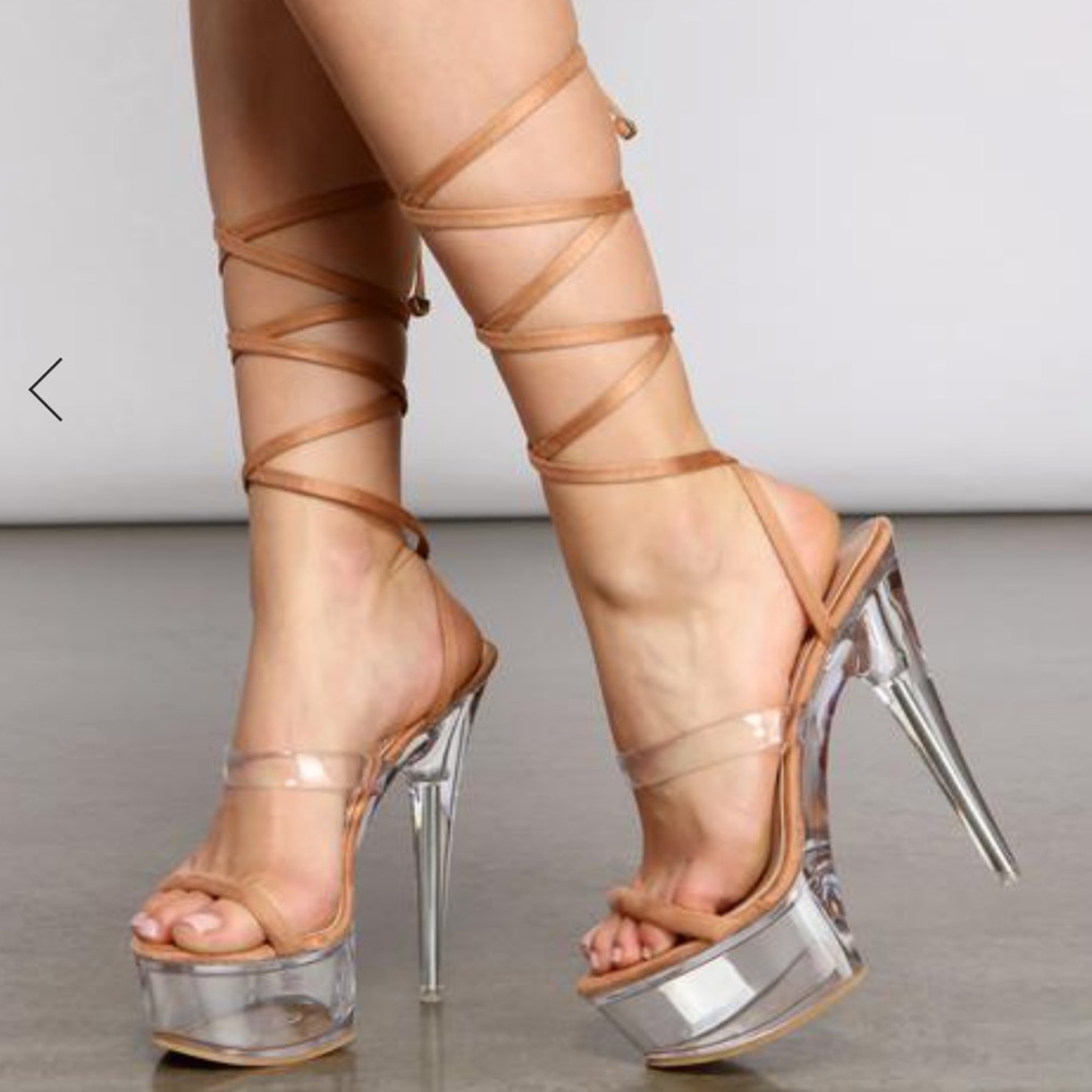 Windsor Lace Up Heel